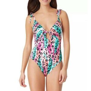 Nwt Sugar Beach Animal One Piece Swimsuit Size Large Msrp $69.00